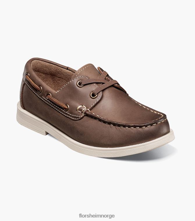 nei Florsheim barn fottøy krokket jr. moc toe båtsko brun lm 08PX62422