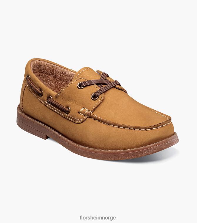 nei Florsheim barn fottøy krokket jr. moc toe båtsko tan 08PX62424
