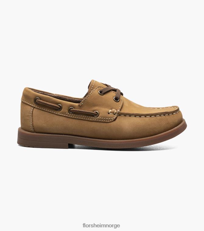 nei Florsheim barn fottøy krokket jr. moc toe båtsko tan 08PX62424
