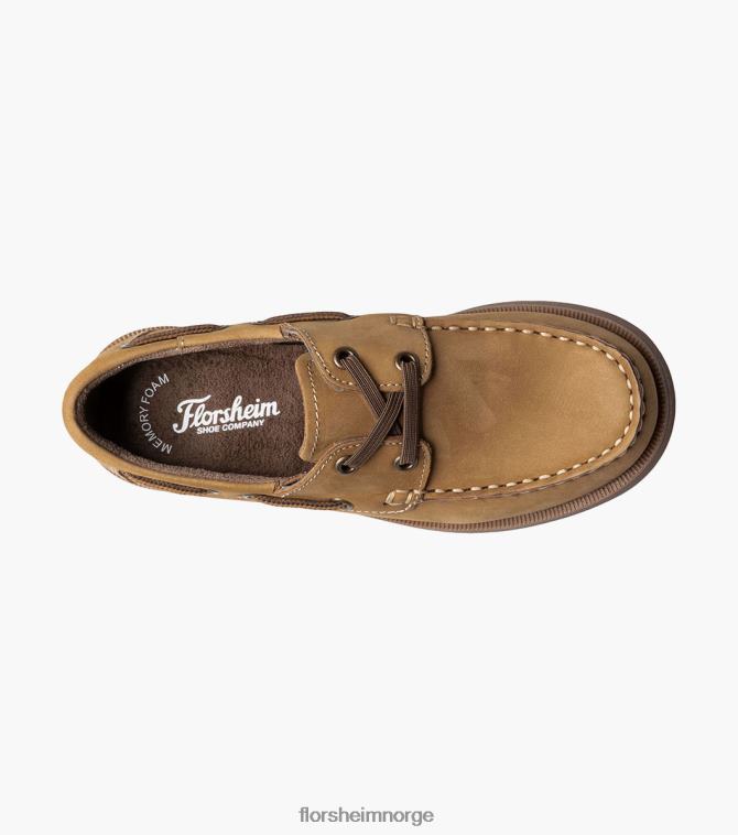 nei Florsheim barn fottøy krokket jr. moc toe båtsko tan 08PX62424