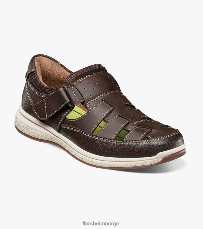 nei Florsheim barn fottøy store innsjøer jr. fisker sandal brun lm 08PX62469