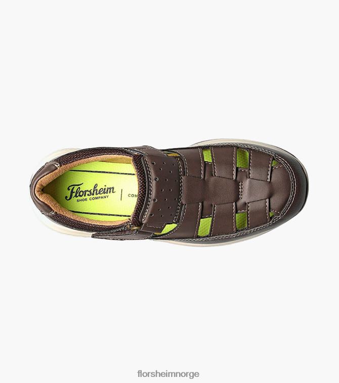nei Florsheim barn fottøy store innsjøer jr. fisker sandal brun lm 08PX62469