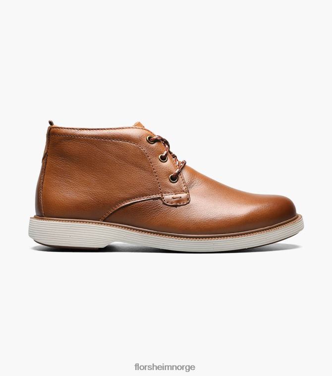 nei Florsheim barn fottøy supacush jr. vanlig tå chukka støvel konjakk 08PX62449