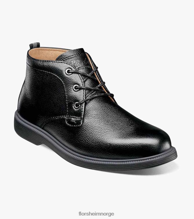 nei Florsheim barn fottøy supacush jr. vanlig tå chukka støvel sort tumlet 08PX62451