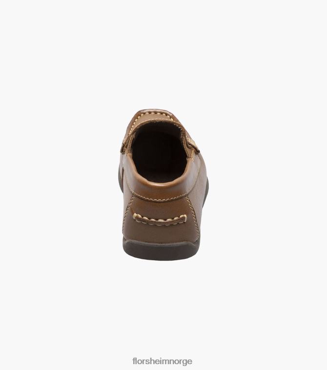 nei Florsheim barn fottøy jasper jr. moc tåstropp loafer salbrun 08PX62427