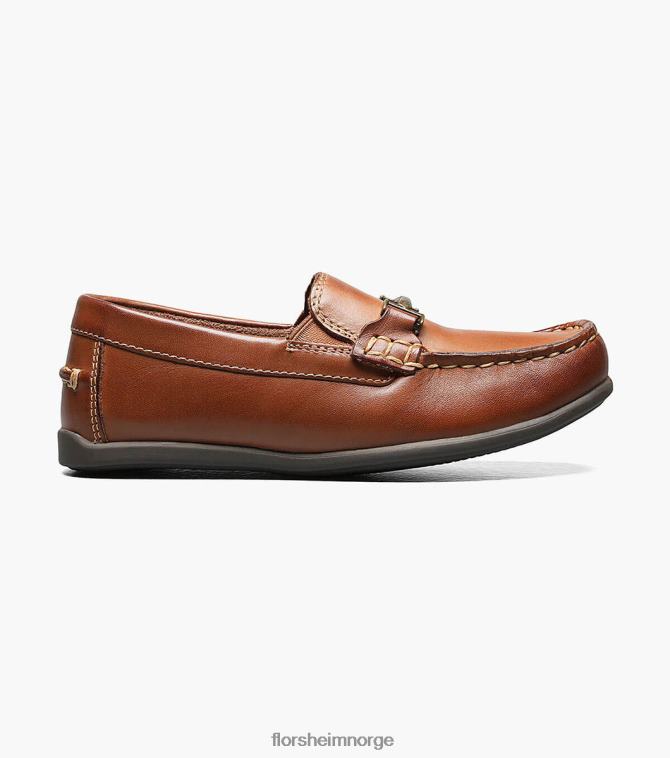 nei Florsheim barn fottøy jasper jr. moc toe bit loafer salbrun 08PX62500