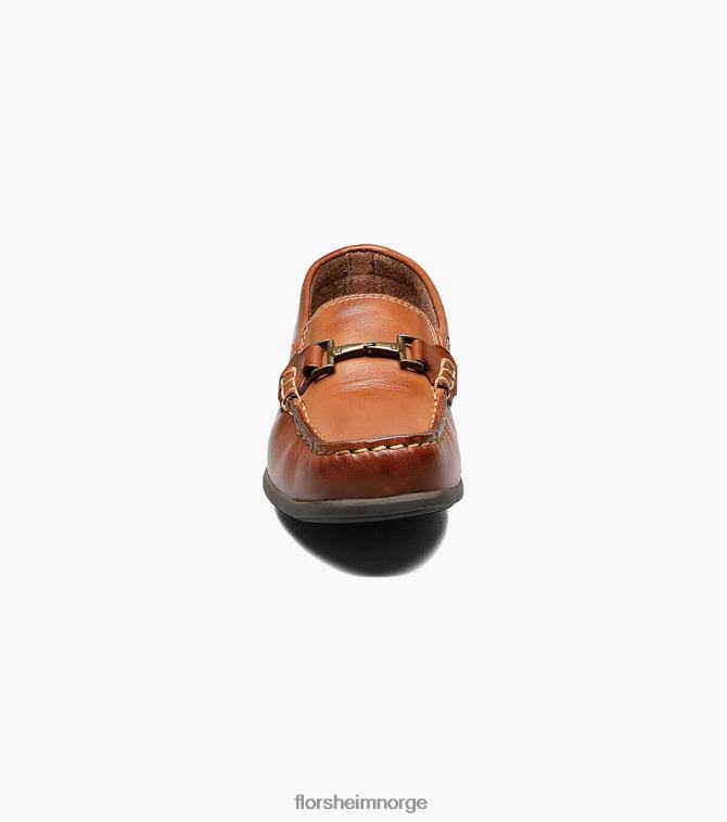 nei Florsheim barn fottøy jasper jr. moc toe bit loafer salbrun 08PX62500
