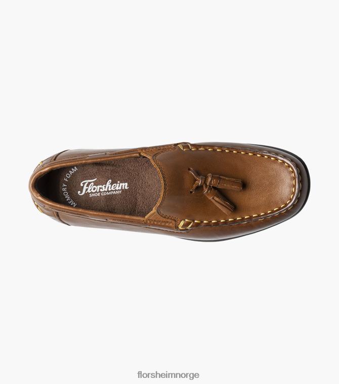 nei Florsheim barn fottøy jasper jr. moc toe drop dusk loafer salbrun 08PX62477