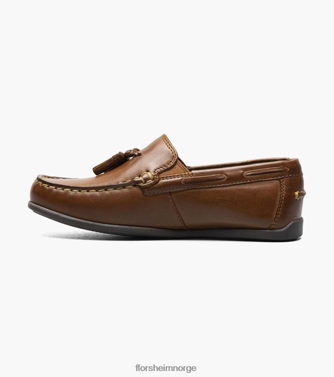 nei Florsheim barn fottøy jasper jr. moc toe drop dusk loafer salbrun 08PX62477