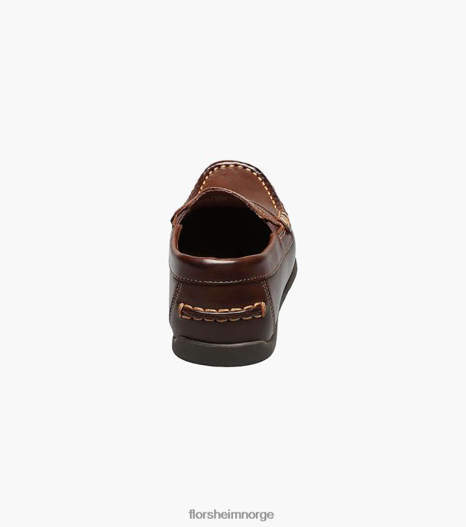 nei Florsheim barn fottøy jasper jr. moc toe penny driver brun 08PX62437