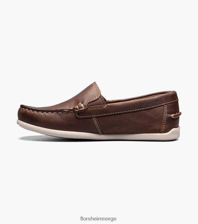 nei Florsheim barn fottøy jasper jr. moc toe venetiansk loafer brun lm 08PX62430