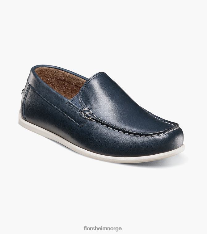 nei Florsheim barn fottøy jasper jr. moc toe venetiansk loafer marinen 08PX62434