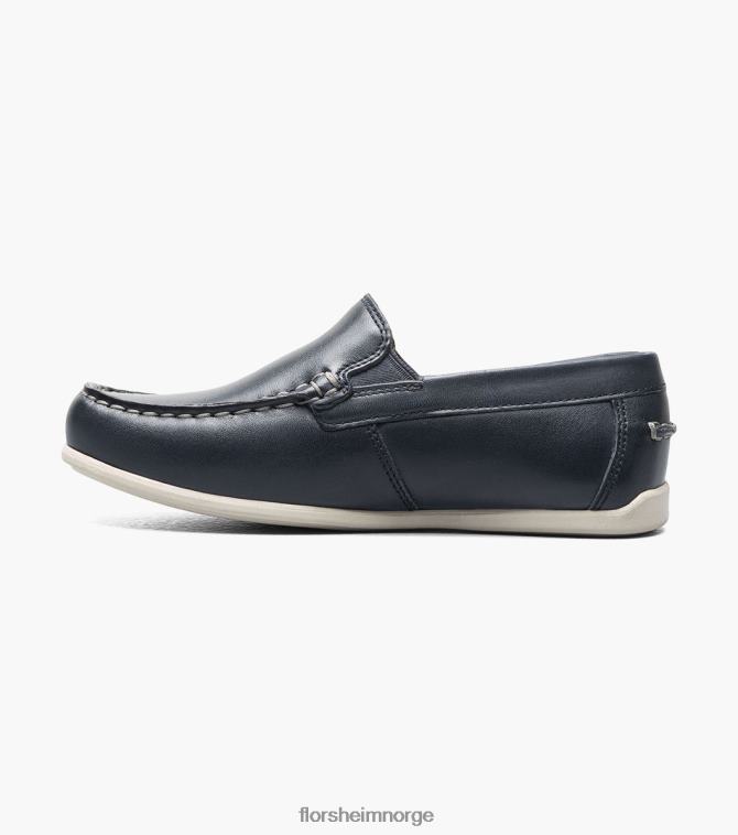 nei Florsheim barn fottøy jasper jr. moc toe venetiansk loafer marinen 08PX62434