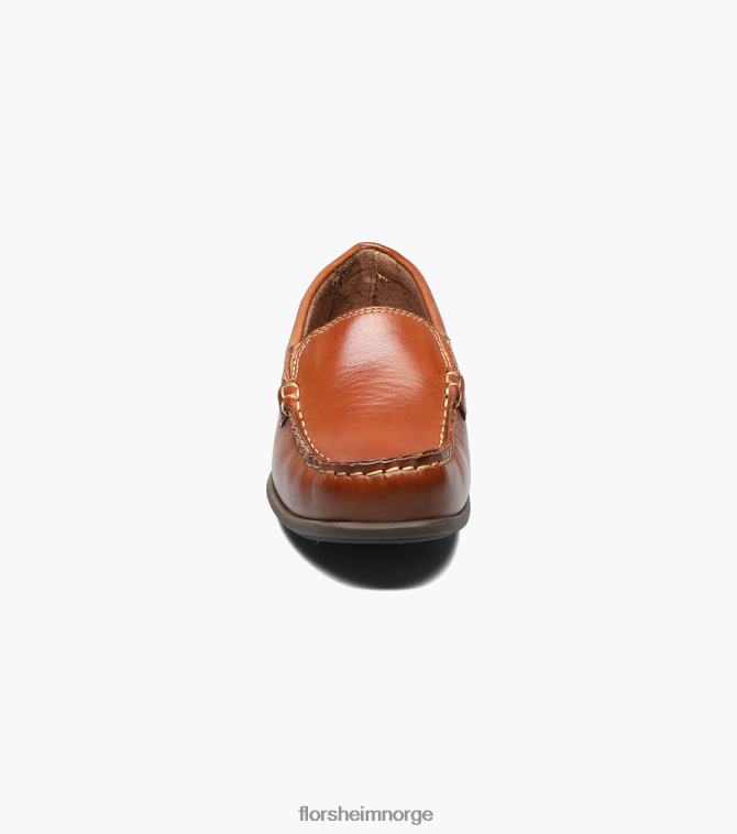 nei Florsheim barn fottøy jasper jr. moc toe venetiansk loafer salbrun 08PX62432