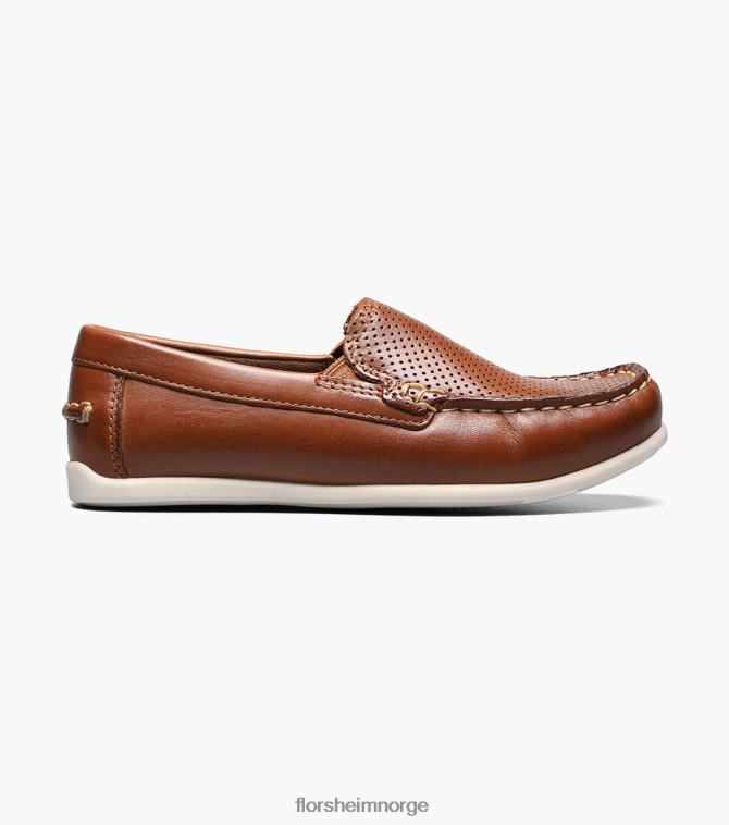 nei Florsheim barn fottøy jasper perf jr. moc toe venetiansk loafer salbrun 08PX62467