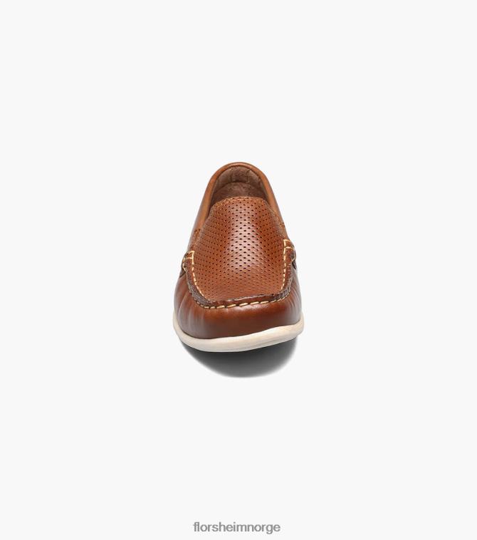 nei Florsheim barn fottøy jasper perf jr. moc toe venetiansk loafer salbrun 08PX62467