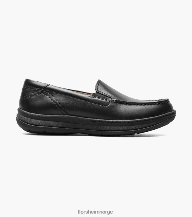 nei Florsheim barn fottøy sentral jr. moc toe venetiansk loafer svart 08PX62480