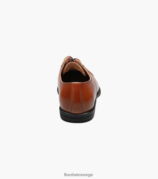 nei Florsheim barn fottøy avsløre jr. cap toe oxford konjakk 08PX62470