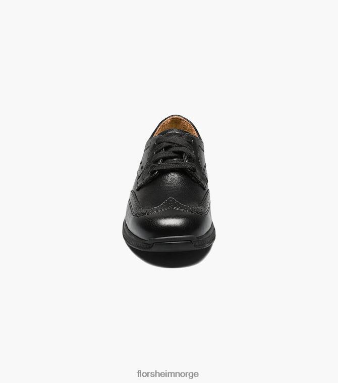 nei Florsheim barn fottøy store innsjøer jr. vingespiss oxford svart 08PX62443