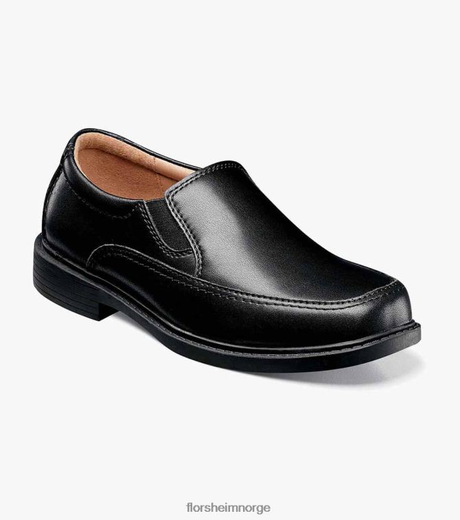 nei Florsheim barn fottøy bogan jr. ii moc toe slip på svart 08PX62491