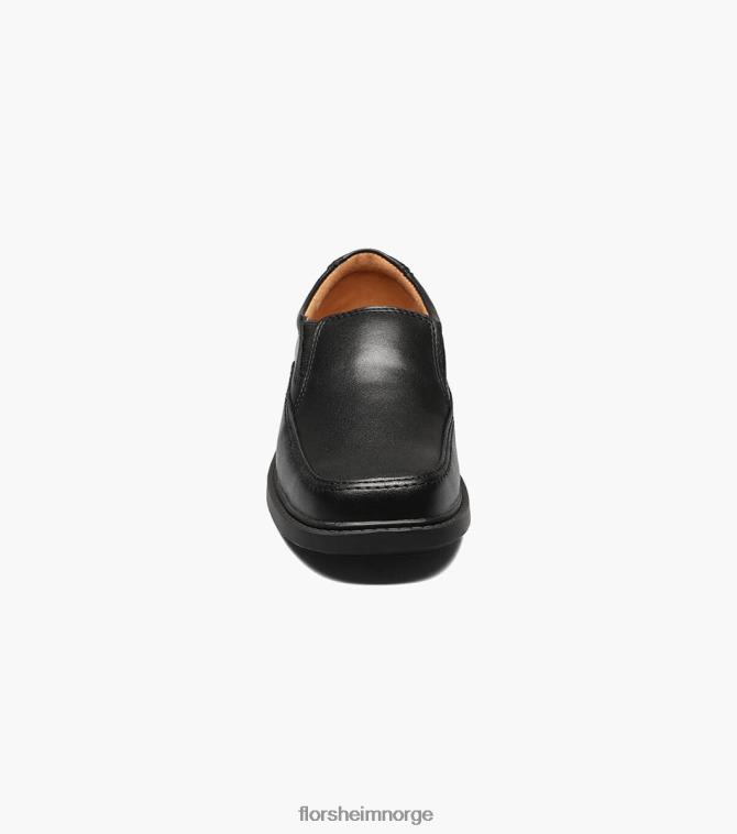 nei Florsheim barn fottøy bogan jr. ii moc toe slip på svart 08PX62491