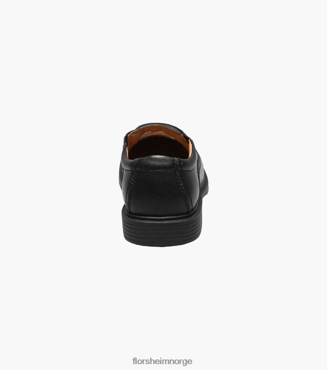 nei Florsheim barn fottøy bogan jr. ii moc toe slip på svart 08PX62491