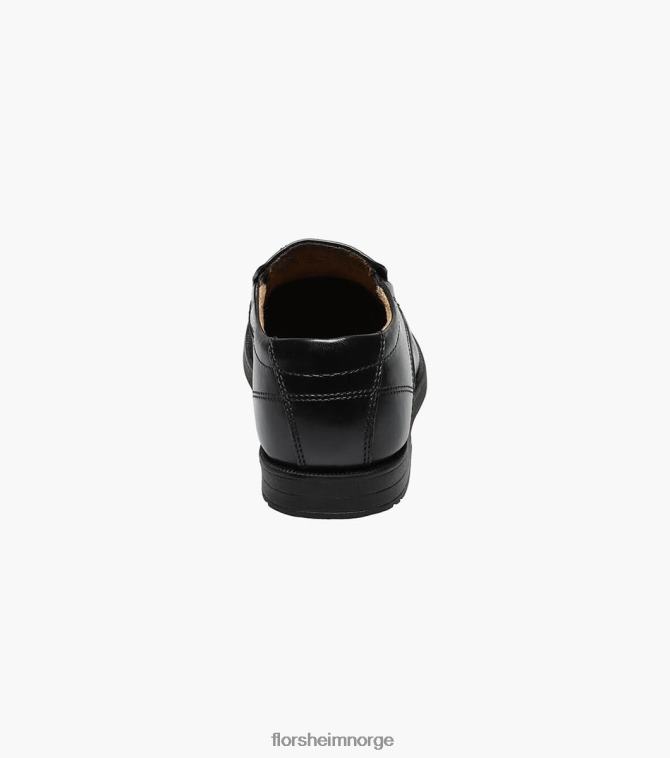 nei Florsheim barn fottøy midtbyen jr. moc toe slip på svart 08PX62498