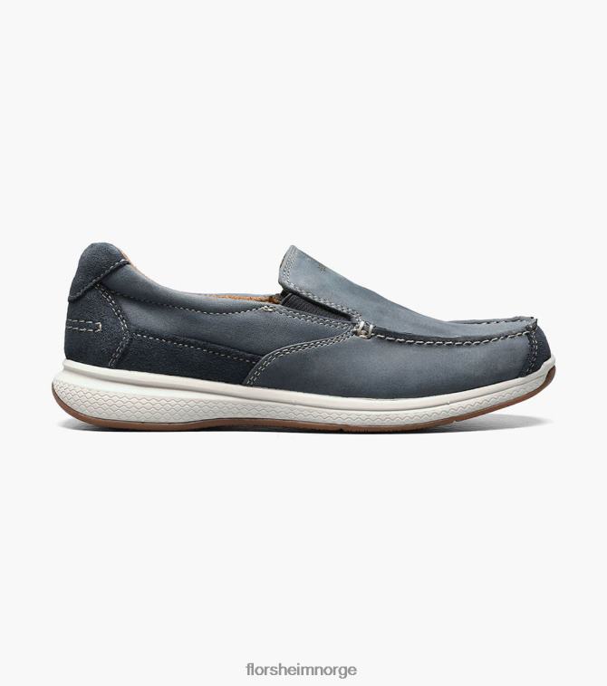 nei Florsheim barn fottøy store innsjøer jr. moc toe slip på indigo 08PX62464