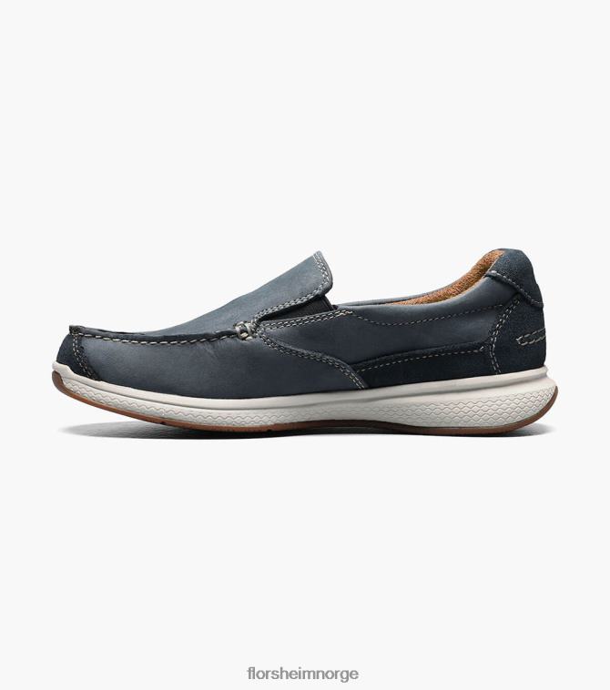 nei Florsheim barn fottøy store innsjøer jr. moc toe slip på indigo 08PX62464
