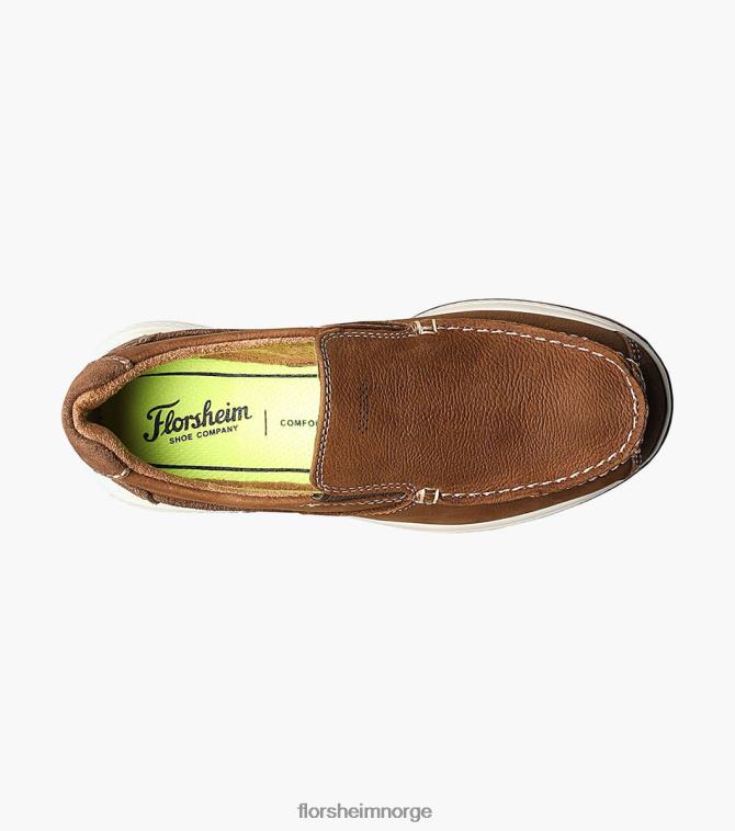 nei Florsheim barn fottøy store innsjøer jr. moc toe slip på stein 08PX62465
