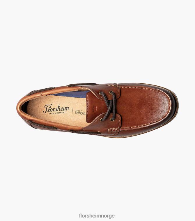 nei Florsheim menn fottøy atlantic moc toe båtsko konjakk 08PX62326