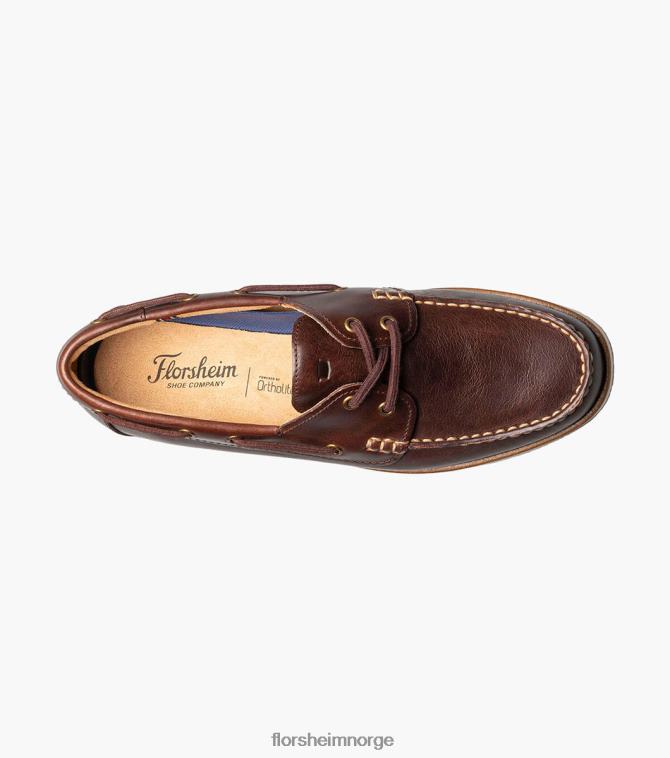 nei Florsheim menn fottøy atlantic moc toe båtsko sjokolade 08PX62325