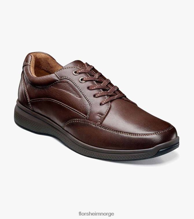 nei Florsheim menn fottøy store innsjøer moc toe walk brunt tumlet 08PX62381
