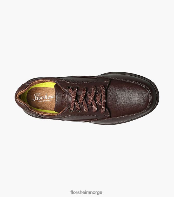 nei Florsheim menn fottøy store innsjøer moc toe walk brunt tumlet 08PX62381
