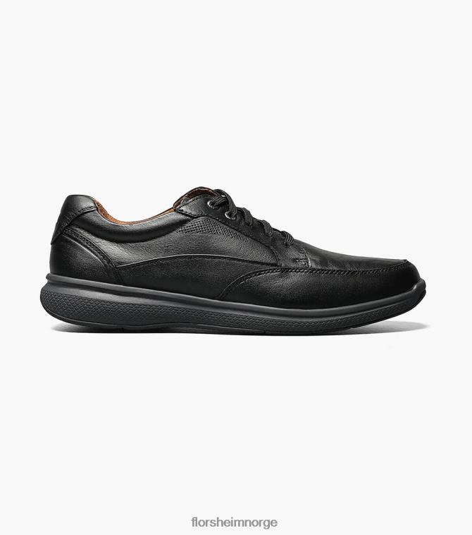 nei Florsheim menn fottøy store innsjøer moc toe walk sort tumlet 08PX62380