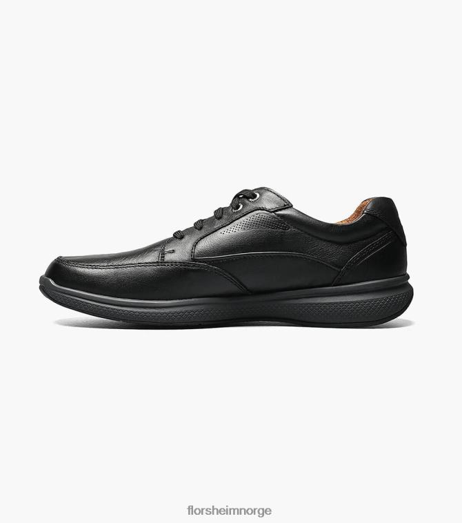 nei Florsheim menn fottøy store innsjøer moc toe walk sort tumlet 08PX62380