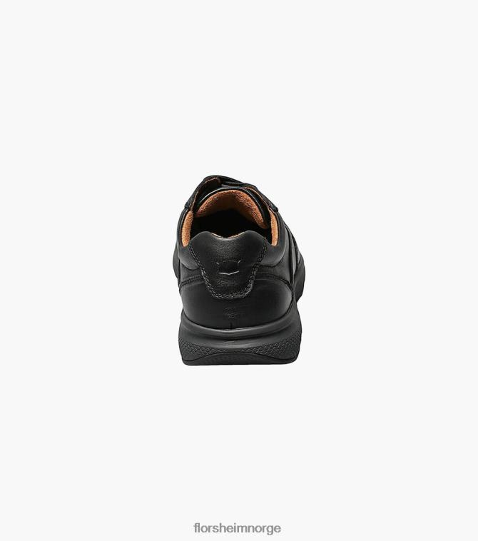 nei Florsheim menn fottøy store innsjøer moc toe walk sort tumlet 08PX62380