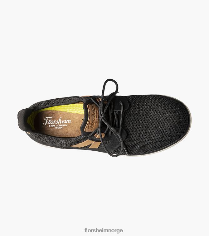 nei Florsheim menn fottøy eventyrstål tå sneaker med vanlig tå svart 08PX62407