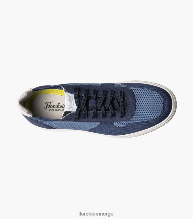 nei Florsheim menn fottøy heist 1 strikket 6-øye sneaker med blonder til tå blå 08PX6216