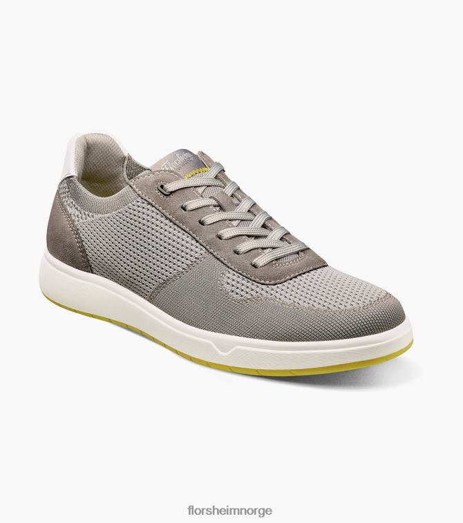 nei Florsheim menn fottøy heist 1 strikket 6-øye sneaker med blonder til tå grå 08PX6218