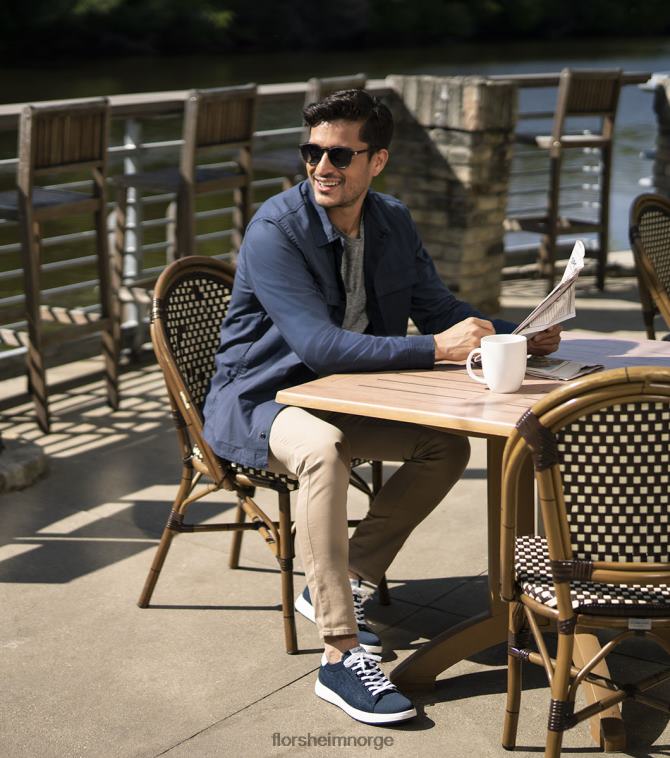 nei Florsheim menn fottøy heist 1 strikket blonde til tå sneaker marinen 08PX6221