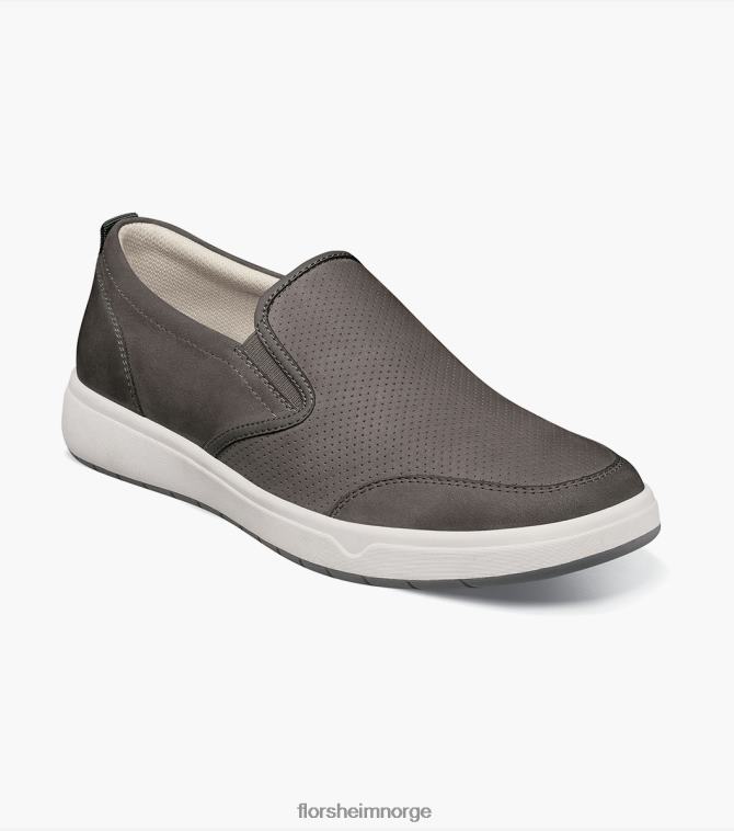 nei Florsheim menn fottøy heist 2 moc toe slip on joggesko grå 08PX62297