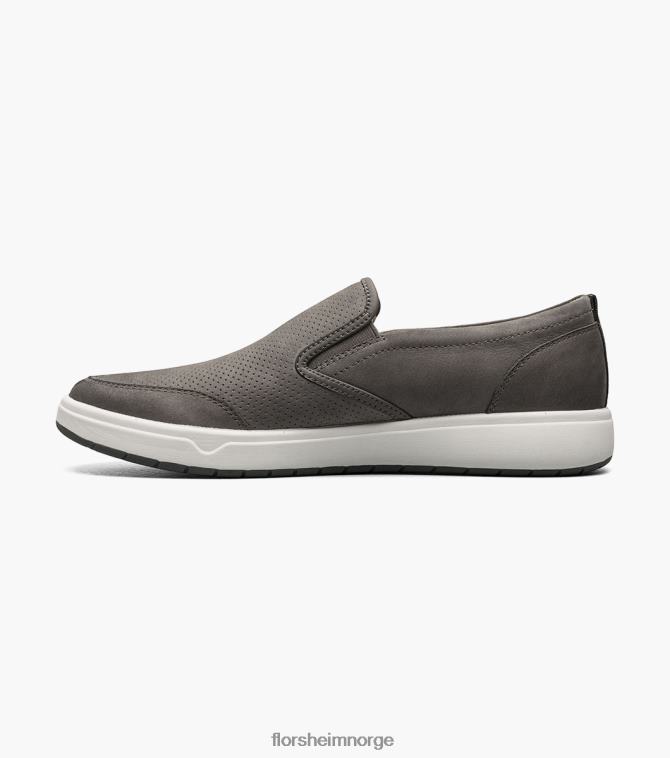 nei Florsheim menn fottøy heist 2 moc toe slip on joggesko grå 08PX62297