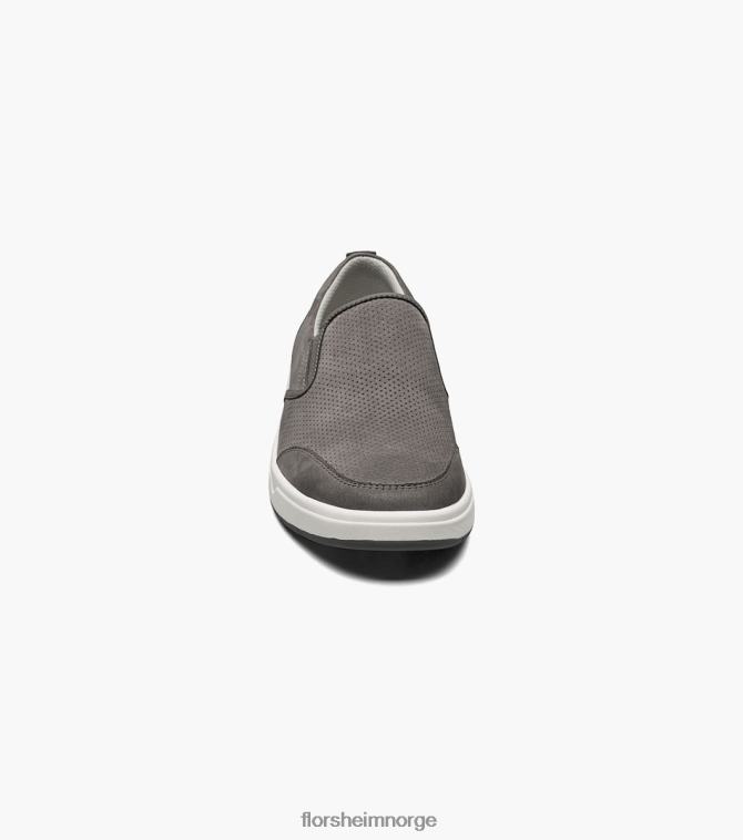 nei Florsheim menn fottøy heist 2 moc toe slip on joggesko grå 08PX62297