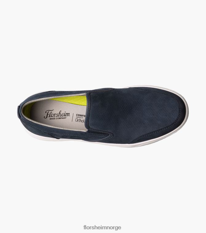 nei Florsheim menn fottøy heist 2 moc toe slip on joggesko marinen 08PX62298