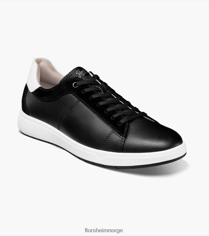 nei Florsheim menn fottøy heist 2 sneaker med blonder til tå svart 08PX6226