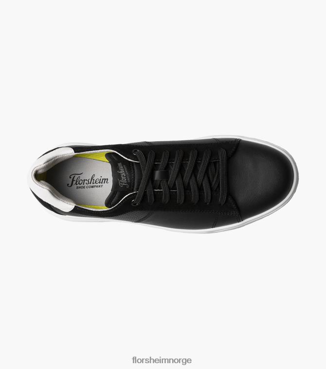 nei Florsheim menn fottøy heist 2 sneaker med blonder til tå svart 08PX6226
