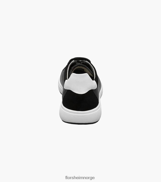 nei Florsheim menn fottøy heist 2 sneaker med blonder til tå svart 08PX6226