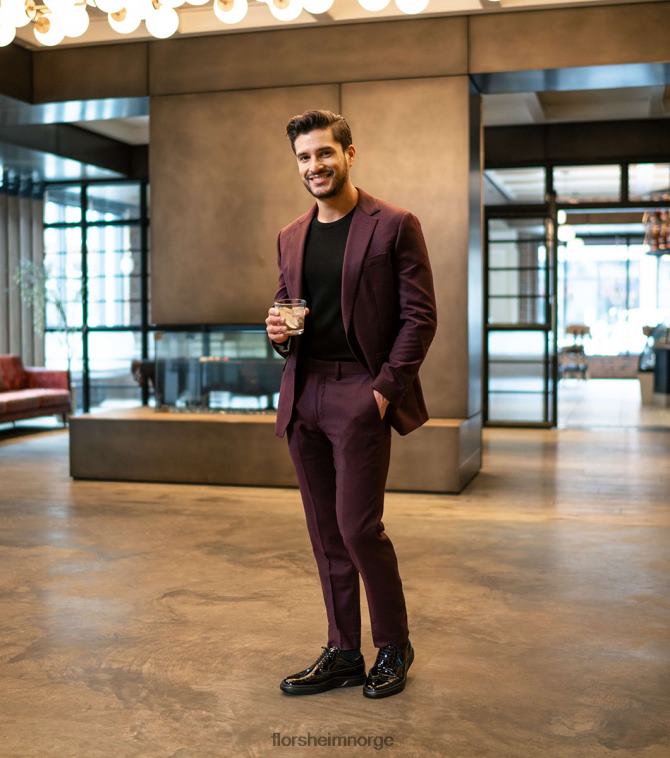 nei Florsheim menn fottøy premier sneaker med vingetip svart patent 08PX62108