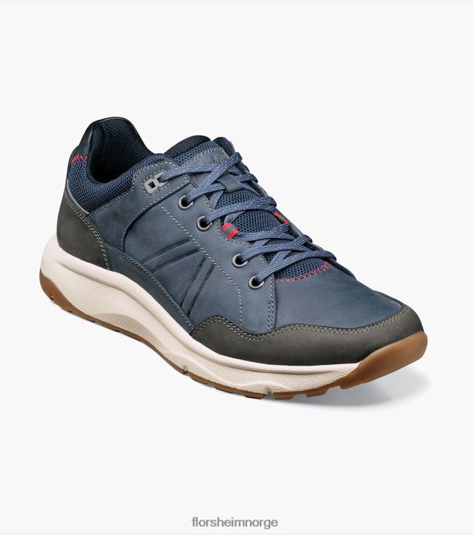 nei Florsheim menn fottøy tread lite 1 moc toe snøresko marinen 08PX62309